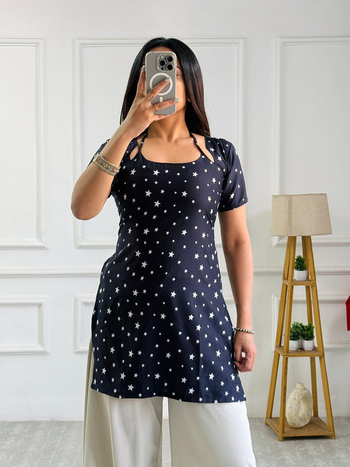 Celestial Navy Star Multi-Wear Tunic - Adjustable Fit