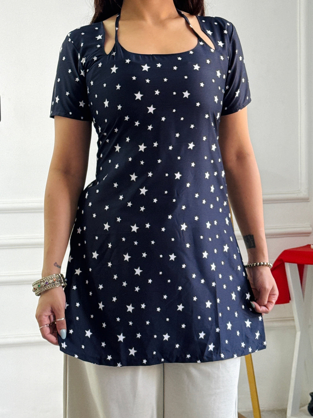 Celestial Navy Star Multi-Wear Tunic - Adjustable Fit