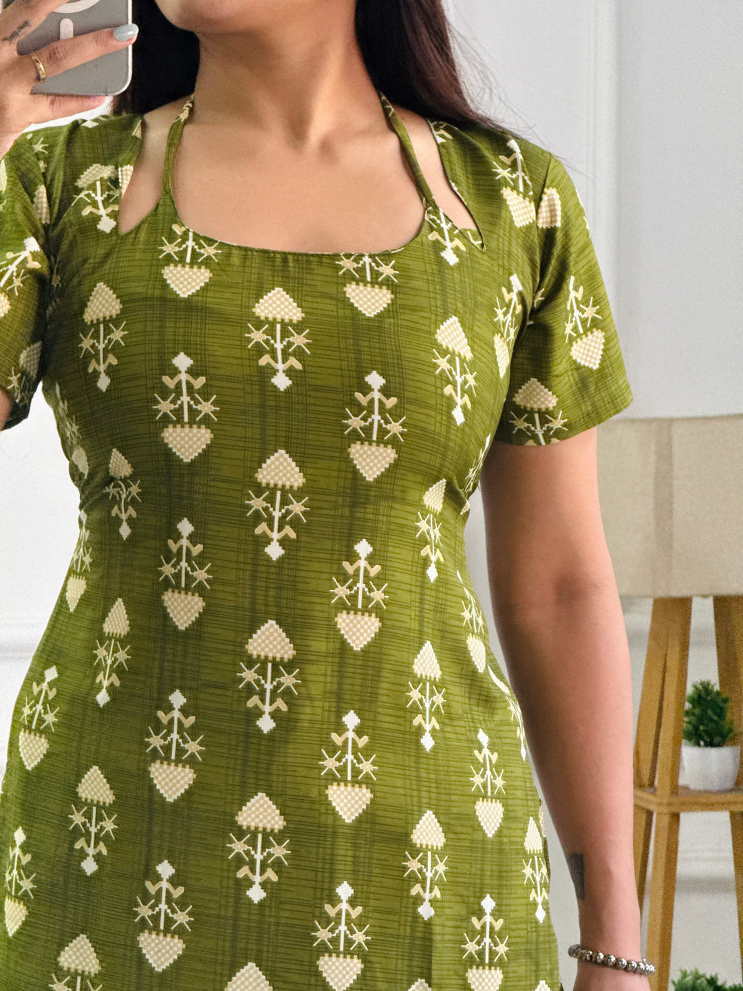 Ethnic Geometric Multi-Wear Tunic - Adjustable Fit